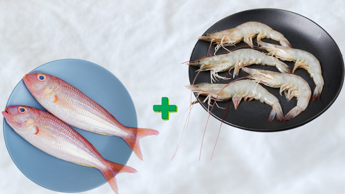 Small Prawn (Deshelled) ( 500 Gram Gross weight ) + Sankara Cleaned (500 g)